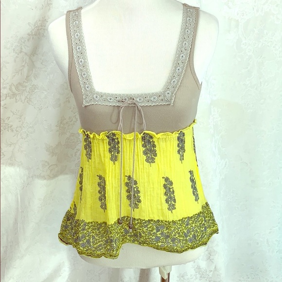 Free People Tops - ✓ Free People HP! tank top XS metallic